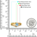 Two Piece Round Natural Stone Chevron Ring