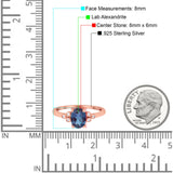 Oval Natural Stone Engagement Ring