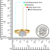 Round Natural Stone Wedding Ring