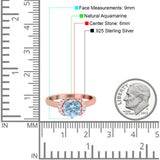 Round Natural Stone Wedding Ring