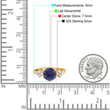 Art Deco Round Natural Stone Cluster Ring