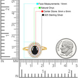 Oval Natural Stone Cocktail Ring