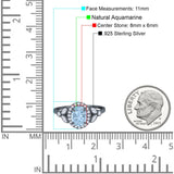 Vintage Style Oval Natural Stone Ring