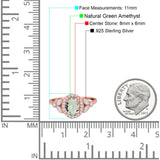 Vintage Style Oval Natural Stone Ring