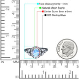 Vintage Style Oval Natural Stone Ring