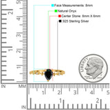 Art Deco Pear Natural Stone Wedding Ring
