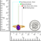 Vintage Style Oval Natural Stone Ring