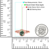 Vintage Style Oval Natural Stone Ring