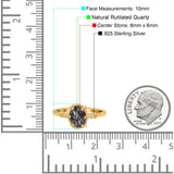 Vintage Style Oval Natural Stone Ring