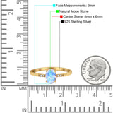 Vintage Style Oval Natural Stone Ring