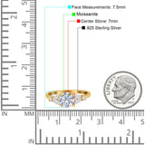 Art Deco Round Natural Stone Leaf Style Ring