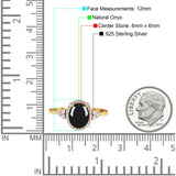 Art Deco Oval Natural Stone Wedding Ring