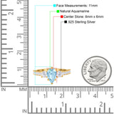 Pear Teardrop Natural Stone Trellis Ring