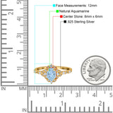 Art Deco Oval Natural Stone Halo Ring