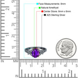 Art Deco Oval Natural Stone Butterfly Ring