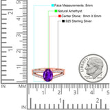 Oval Natural Stone Split Shank Ring