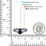 Oval Natural Stone Split Shank Ring