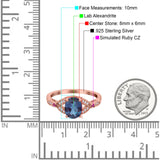 Oval Natural Stone Leaf Design Wedding Ring