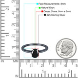 Oval Natural Stone Cathedral Ring
