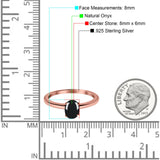 Oval Natural Stone Cathedral Ring