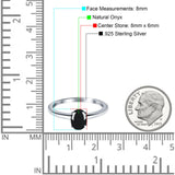 Oval Natural Stone Cathedral Ring