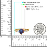 Art Deco Teardrop Pear Ring