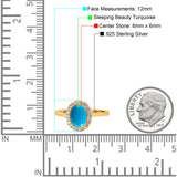 Art Deco Oval Natural Stone Wedding Ring