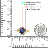 Pear Teardrop Natural Stone Wedding Ring