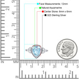 Pear Teardrop Natural Stone Wedding Ring