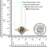 Pear Teardrop Natural Stone Wedding Ring