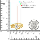 Pear Teardrop Leaf Vintage Style Ring