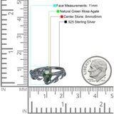Pear Teardrop Leaf Vintage Style Ring
