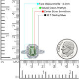 Art Deco Emerald Cut Halo Bridal Ring