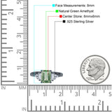 Three Stone Emerald Cut Trellis Ring