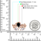 Teardrop Pear Leaf Style Ring