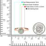 Art Deco Round Halo Vintage Ring