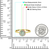 Art Deco Round Halo Vintage Ring