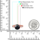 Art Deco Round Natural Stone Promise Ring