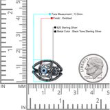 Hamsa Hand Evil Eye Ring