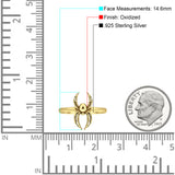 Spider Oxidized Ring