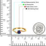 Round Natural Stone Art Deco Ring
