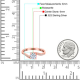Round Natural Stone Art Deco Ring