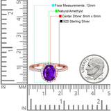 Art Deco Oval Natural Stone Halo Ring