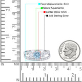 Three Stone Round Vintage Style Ring
