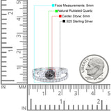 Three Stone Round Vintage Style Ring