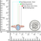Art Deco Oval Natural Stone Wedding Ring