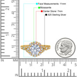 Art Deco Halo Engagement Ring