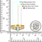Vintage Style Oval Natural Stone Ring