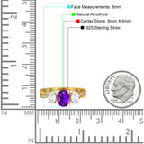 Three Stone Oval Natural Stone Trellis Ring