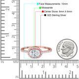 Art Deco Oval Natural Stone Solitaire Ring
